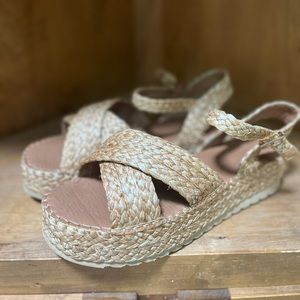 Woven Wicker Espadrilles